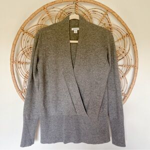 Sundance Gray V-Neck Sweater